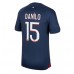 Billige Paris Saint-Germain Danilo Pereira #15 Hjemmebane Fodboldtrøjer 2023-24 Kortærmet